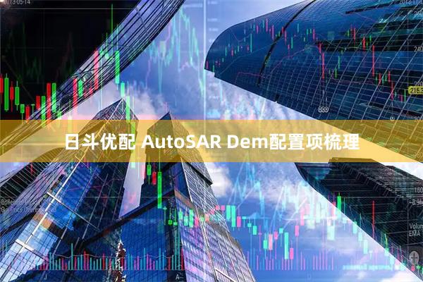 日斗优配 AutoSAR Dem配置项梳理